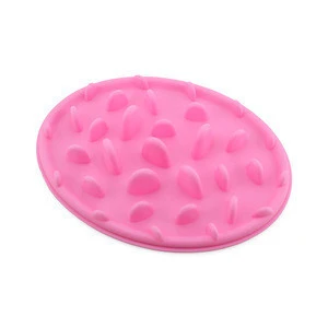 Manufacture supply silicone slow feeder dog mat ,pet lick mat pad for dogs dog slowly feed bowl