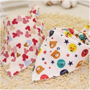 Manufacturer wholesale design pattern printed cotton pet accessories dog bandanas