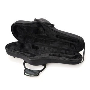 Manufacturer/factory/supplier custom High Grade Durable Cloth Saxophone Case Bag Black for Saxophones