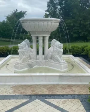 Marble Carved Garden Fountain