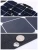 Marine use American Sunpower cell 12V 50W ETFE film semi flexible pv solar panel