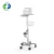 Import Medical monitors mobile cart plastic base  quick release design hospital nursing trolley computer desk with wheels from China