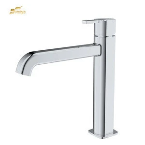 Meiya chrome plated basin faucet bathroom accessories polished torneira