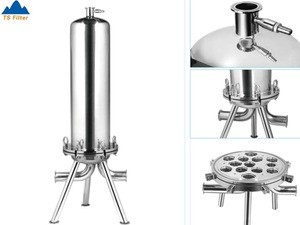 Membrane cartridge filter housing equipment for perfume filtration