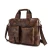 Import Men Quality Leather Antique Retro Business Briefcase 15.6&quot; Laptop Case Attache Portfolio Bag One Shoulder Messenger Bag B260 from China