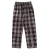 Import Mens Casual Trends Classical soft Cotton woven Buffalo Plaid Flannel Sleepwear long Loungewear Pj Bottoms flannel Pajama Pants from China