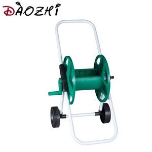 metal 100m pressure washer retractable hose reel with long handle