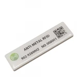 Metal Asset Tracking ISO18000-6C EPC Encoding Strong Adhesive Crystal Smart Epoxy UHF Tag RFID Anti Metal Tag