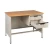 Import Metal office furniture l shaped office desk with locking drawers from China