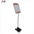 Import Metal Pedestal Floor Standing Display A3 A4 Photo Frame Sign Poster Banner Stands Holders from China