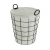 Import Metal Wire Storage Baskets With Liners from India