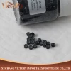 Micro bead with silicone inside 4.5*3.0*3.0MM 1000Pcs/Bottle #1 Black color for Micro ring Hair Extension