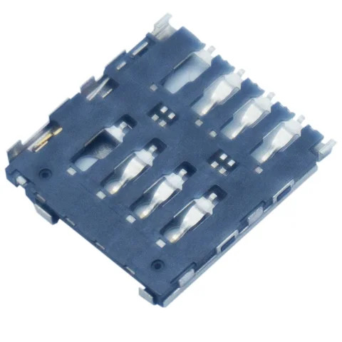 Buy Micro Sim Card Socket Connector 6 Pin Push Pull Type from ShenZhen ...