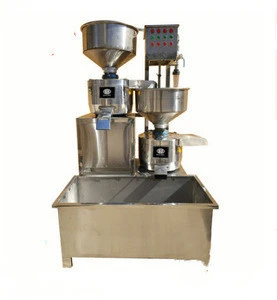 Middle scale Stainless steel industrial soybean grinder soybean milk making machine