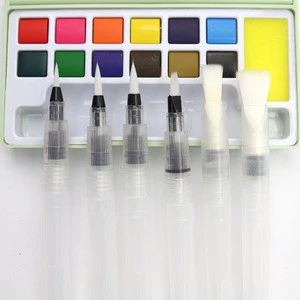 Mikailan/set - 3/6/set S/M/L watercolor water brush pen calligraphy painting tool refillable ink pen for art paint brush pen set