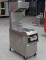 MINGGU The best price ventless open fryer, chicken fryer , gas/electric deep fryer with range hood