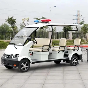 Mini Cheap Luxury Ambulance Golf Vehicle 48V 6 Seat Electric Golf Cart Ambulance for Sale