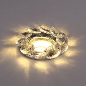 Mini crystal ceiling lights Oval crystal lamp GU10/MR16 recessed spot light