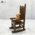Import Miniature 2022 Doll House 1:12 Wooden Rocking Chair from China