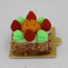 Miniature food magnet,Kids clay crafts cake fridge magnet/Yiwu sanqi craft factory