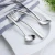 Import Mirror polishing stainless steel silverware luxury cutlery sets flatware from China