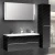 Import Modern Bathroom Vanity Set with Storage Cabinet and LED Lighted Silver Mirror Wall Mounted Single Sink White MDF Bathroom Vanity from China