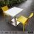 Import Modern commercial restaurant coffee furniture 8 seats square table from China