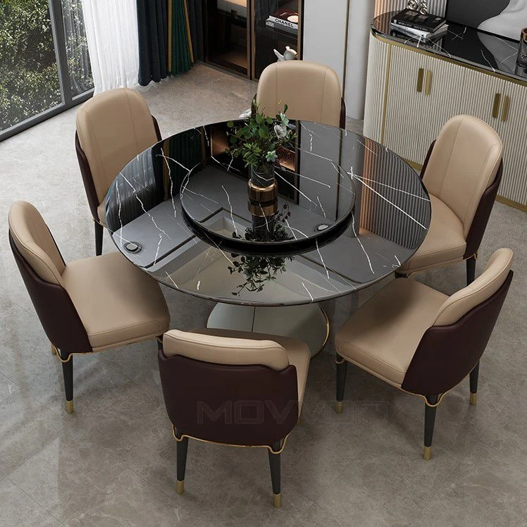 modern designs luxury home furniture sets round white s dining table can with  6-10 chairs