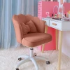 Modern fabric small living room sofas pink  leisure chair living room chairs with pulley