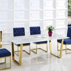 Modern glass top dining table with MDF,Dining Table Set Room Furniture