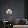 Modern lighting luxury pendant hanging lamps bedroom single pendant light hanging lighting luxury LED crystal  chandeliers