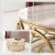 Import Modern luxury design marble coffee table tea table with gold legs from China