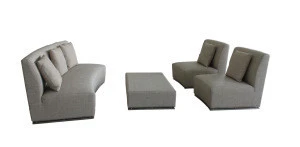 Modern Outdoor Patio Garden Sofa Sets 4PCS Garden Patio Furniture Sectionals