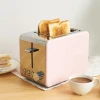 Moli Selection Home Use kitchen pop-up grilled stainless steel Electric 2 Slice Bread Toaster