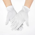 Most Popular White Inner Gloves Thin Cotton Assembling Gloves