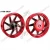 Import motorcycle front and rear rim 10 inch motorcycle chrome alloy wheels from China