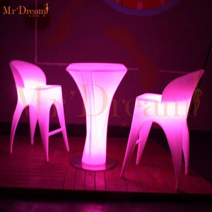 Mr.Dream high quality 16 color changing remote control commercial nightclub party led bar furniture