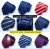 Import Multi color 100% silk handmade woven solid color ties for men with custom logo from Pakistan