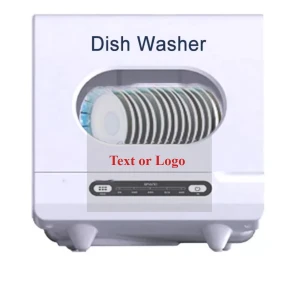 multi function  6 sets 1200W touch screen dishwasher