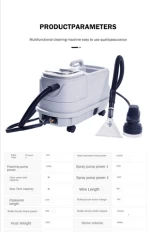 Multi Purpose Foam Portable Handheld Steam Industrial Sofa Carpet Cleaner Machine