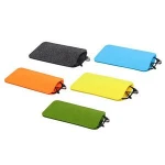 Multicolor Supply Custom Logo Printed Sunglasses Storage Pouch Felt Eyeglass Case