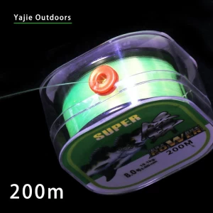 New 200m Fluorocarbon Coating Fishing Line Outdoor Fishing Sinking High Abrasion Resistance Stretchable Carp Carbon Fishing Line
