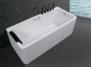New Anti-Skidding Design Acrylic Freestanding Hot Swim SPA Bathtub Freestanding Sanitary Ware Bathtub