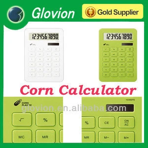 New Arrival eco-friendly calculator,corn calculator,plastic calculator