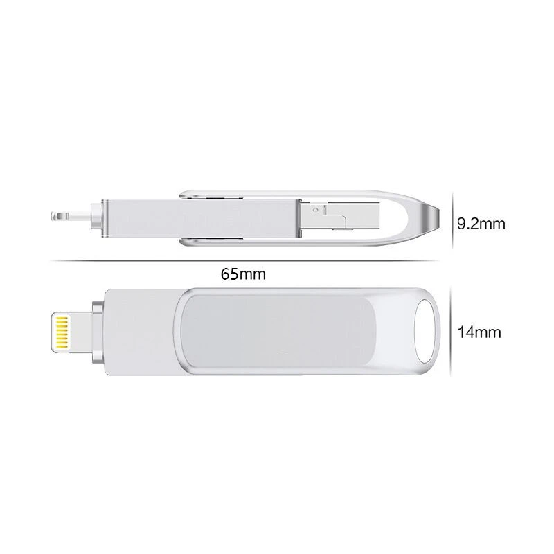 new arrival USB type C IOS 2.0 and 3.0 Flash drive Metal USB stick 8GB 16GB 32GB USB Pendrive with type c
