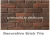 Import New design 3D eco-friendly wall brick for exterior decoration from China