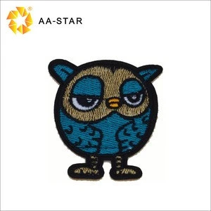 New design adorable owl crafts embroidery for clothing