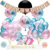 New Design Colorful Blue Pink Decorations Boys or Girls Themed Set Baby Gender Reveal Party Supplies
