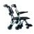 Import New design hospital ss material patient transfer chairs with 4 PU wheels from China