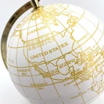 New Design Metal Base Geography World Universal PVC Globe Table Decoration